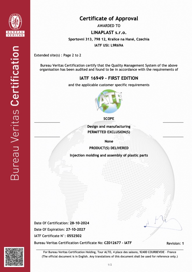 IAFT Certificate